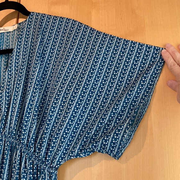 Dee & Ray Maxi Dress in Blue and White size S - Picture 7 of 12